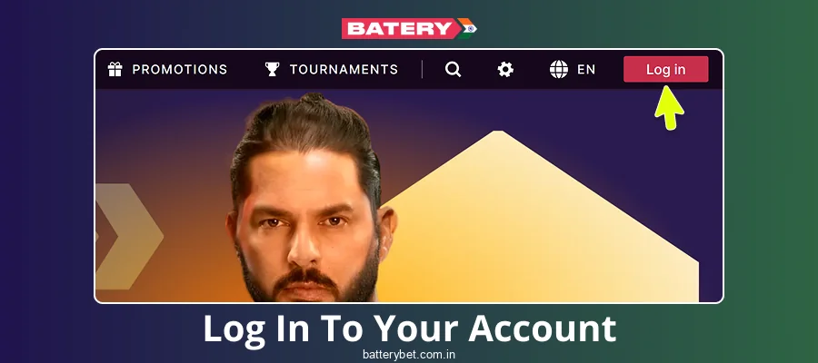 Login to Batery Bet India