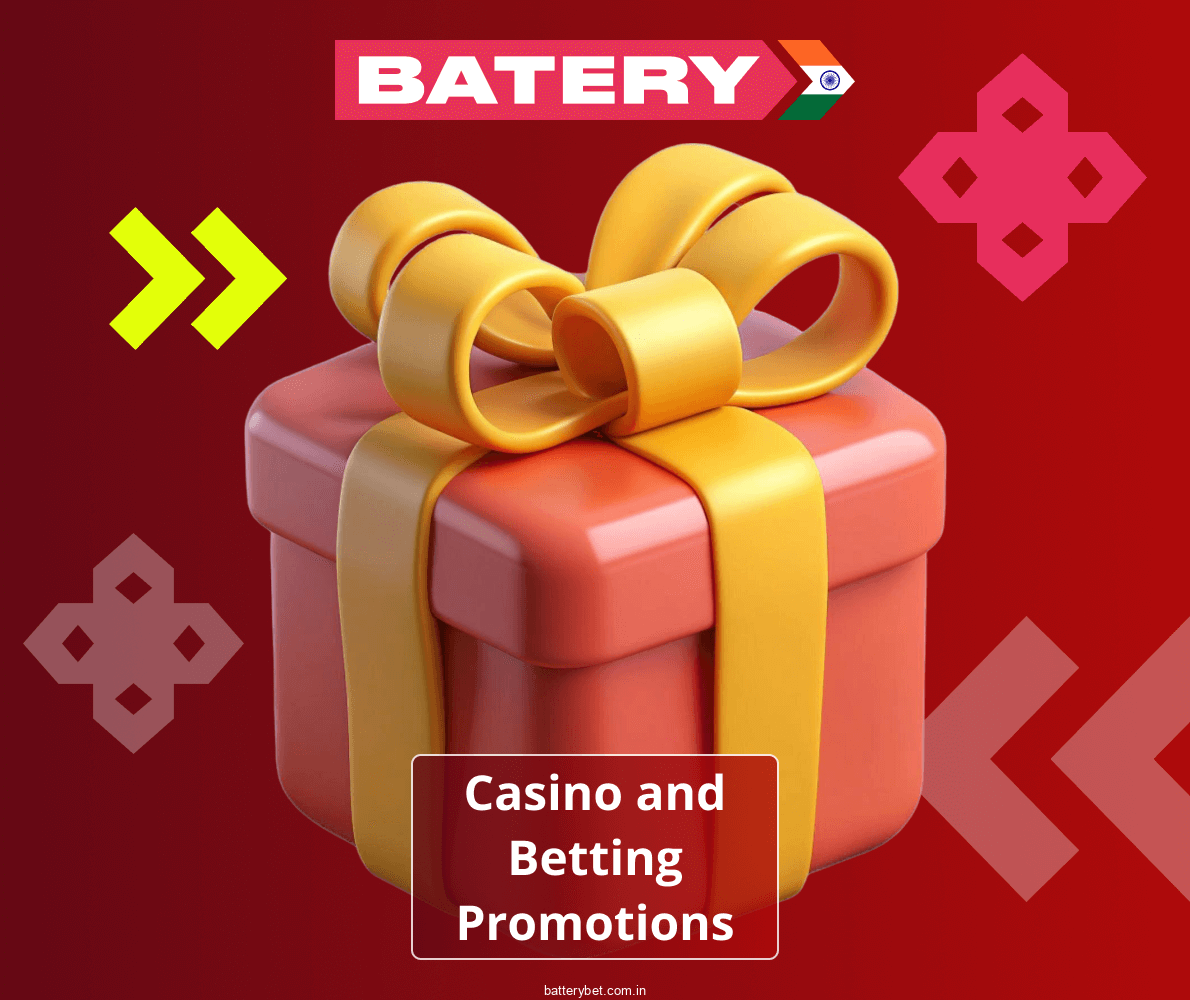 Top bonuses for Indian players at Batery Bet
